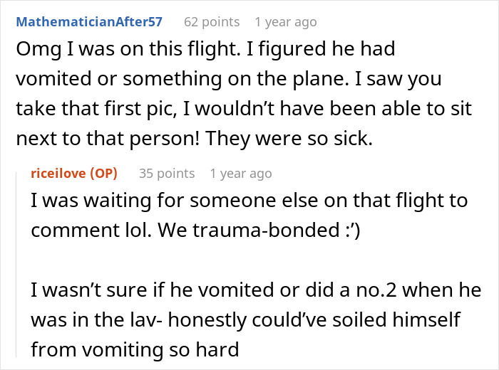 Passenger describes nightmare flight after seatmate soiled himself before takeoff causing distress and discomfort on plane. Passenger describes nightmare flight after seatmate soiled himself before takeoff causing distress and discomfort on plane.