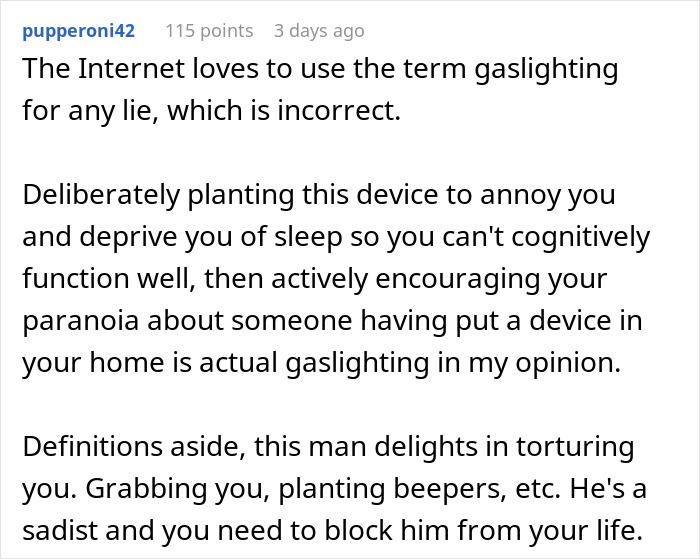 Woman discovers hidden device planted by boyfriend in closet, raising concerns about gaslighting and emotional abuse. Woman discovers hidden device planted by boyfriend in closet, raising concerns about gaslighting and emotional abuse.