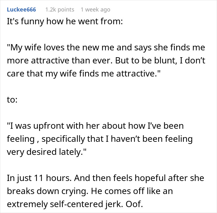 Text post discussing a husband asking wife to change intimacy boundaries, sparking predictions of divorce. Text post discussing a husband asking wife to change intimacy boundaries, sparking predictions of divorce.