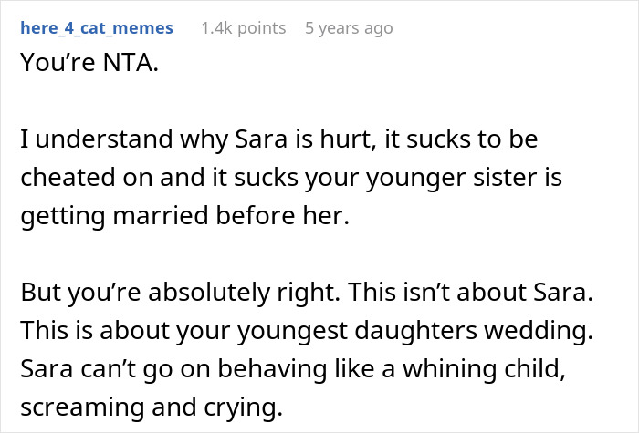 Text showing a single sister struggling with her sibling’s engagement and coping with family conflict. Text showing a single sister struggling with her sibling’s engagement and coping with family conflict.