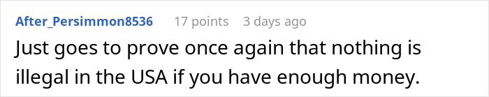 Screenshot of an online comment discussing corporate spying on staff and work-related injustices.