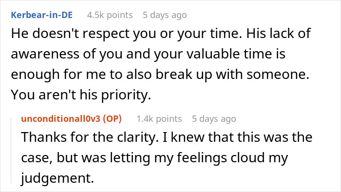Reddit thread discussing GF going above and beyond preparing for BF's return, only to be ditched and dumped fast. Reddit thread discussing GF going above and beyond preparing for BF's return, only to be ditched and dumped fast.