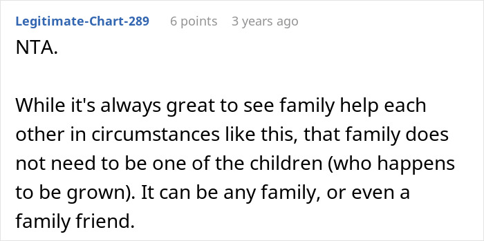 Comment from Legitimate-Chart-289 explaining that unwanted siblings adoption can involve any family or family friend, not just siblings. Comment from Legitimate-Chart-289 explaining that unwanted siblings adoption can involve any family or family friend, not just siblings.