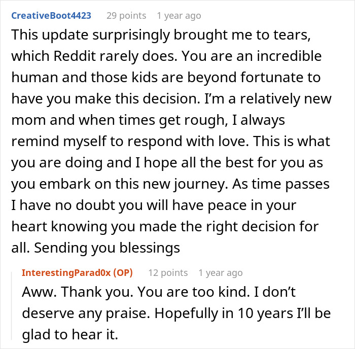 Reddit comments discussing a woman’s life turning upside down after her late sister’s dying wish about kids. Reddit comments discussing a woman’s life turning upside down after her late sister’s dying wish about kids.