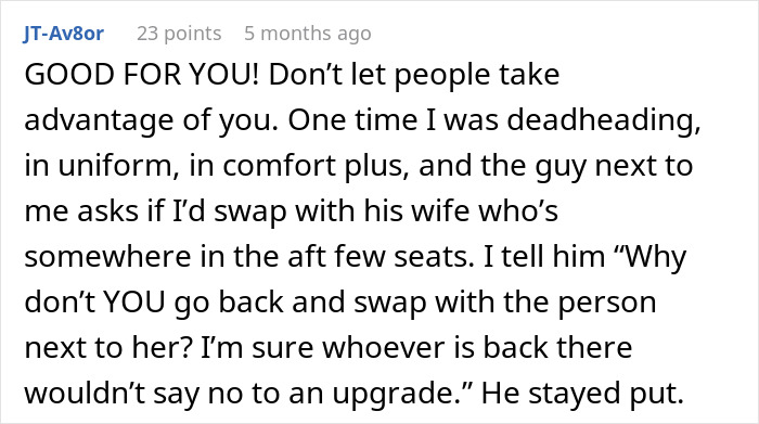 Woman refusing to give up her plane seat, resting peacefully with a guilt-free nap during the flight. Woman refusing to give up her plane seat, resting peacefully with a guilt-free nap during the flight.