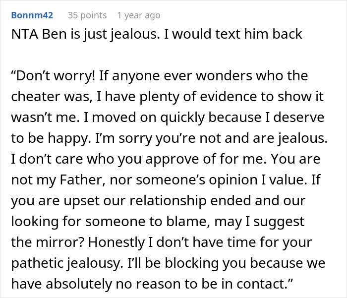 Text showing a woman standing firm and upset about remarrying after being hurt by a cheater ex. Text showing a woman standing firm and upset about remarrying after being hurt by a cheater ex.