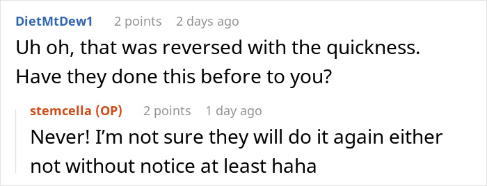 Screenshot of an online conversation where an engineer discusses revoked software access with HR and requests necessary information. Screenshot of an online conversation where an engineer discusses revoked software access with HR and requests necessary information.