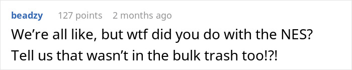 Comment on a post about landlord finally getting rid of horrible tenants, discussing frustration over damaged NES console. Comment on a post about landlord finally getting rid of horrible tenants, discussing frustration over damaged NES console.