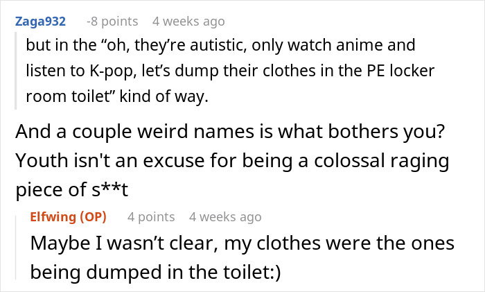 Screenshot of online comments discussing weird baby names suggested by bored teens spamming a baby-naming website as a joke.