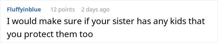 Comment on sister-boyfriend relationship drama advising to ensure protection of sister’s kids if any. Comment on sister-boyfriend relationship drama advising to ensure protection of sister’s kids if any.