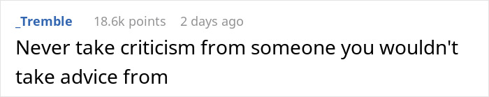 Text post on social media with a quote about criticism, relating to fears and emotional reactions at a stand-up show. Text post on social media with a quote about criticism, relating to fears and emotional reactions at a stand-up show.