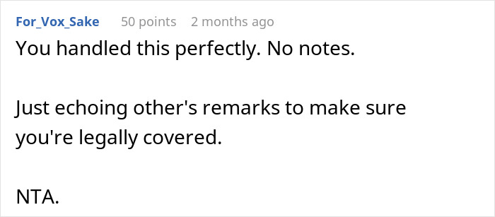 Reddit comment praising someone for handling a situation involving a lazy, entitled disabled brother and family conflict. Reddit comment praising someone for handling a situation involving a lazy, entitled disabled brother and family conflict.