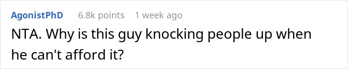 Reddit comment about a man issuing an ultimatum to his stepbrother for financial support concerning his pregnant girlfriend and ensuing drama.