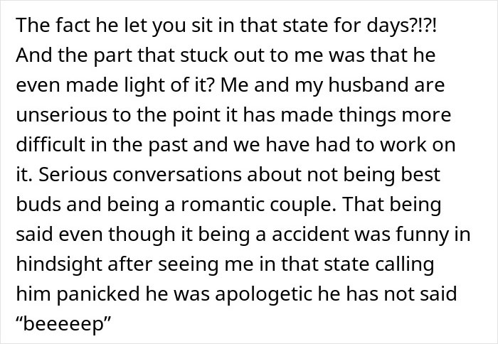Text conversation screenshot showing a woman discussing a hidden device prank planted by her boyfriend causing serious relationship talks. Text conversation screenshot showing a woman discussing a hidden device prank planted by her boyfriend causing serious relationship talks.