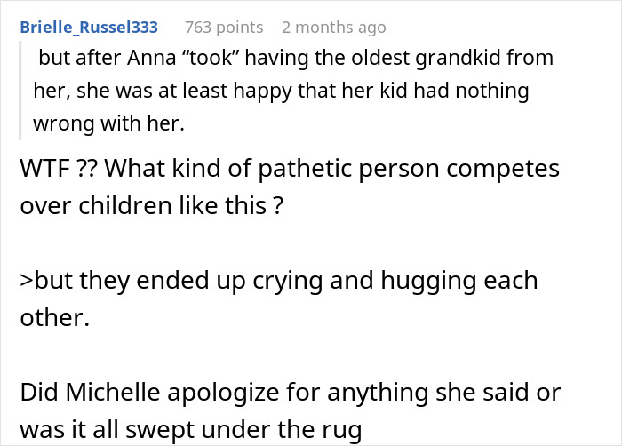 Commenter expressing disbelief over a sister accusing favoring nephew and niece, highlighting family tension and emotional moments. Commenter expressing disbelief over a sister accusing favoring nephew and niece, highlighting family tension and emotional moments.