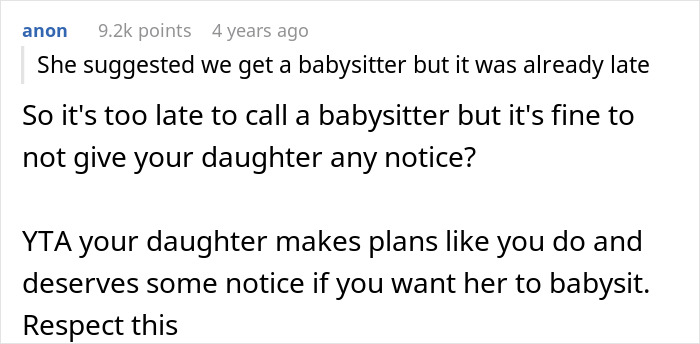 Discussion about dad pulling funding for 17-year-old after choosing friend’s farewell party over babysitting siblings. Discussion about dad pulling funding for 17-year-old after choosing friend’s farewell party over babysitting siblings.