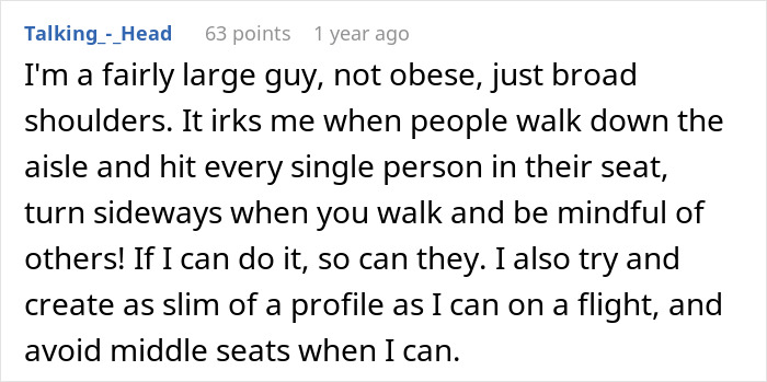 Person Called "Fatphobic" For Refusing To Let Obese Guy Invade Their Seat, Sparks Flight Drama Person Called "Fatphobic" For Refusing To Let Obese Guy Invade Their Seat, Sparks Flight Drama