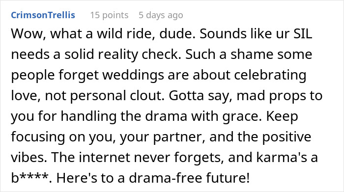 Woman pretending to be the bride at SIL’s wedding causes drama despite being married to the bride’s brother. Woman pretending to be the bride at SIL’s wedding causes drama despite being married to the bride’s brother.