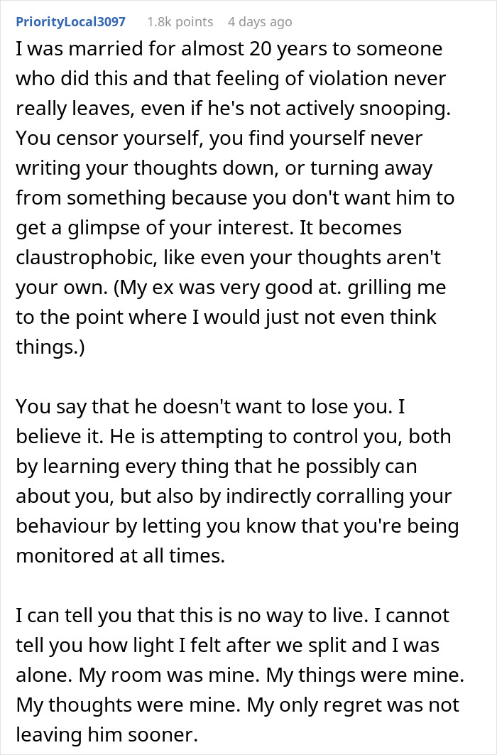 Comment about man going through girlfriend’s phone and feeling shocked as she wants to end their 7-year relationship. Comment about man going through girlfriend’s phone and feeling shocked as she wants to end their 7-year relationship.