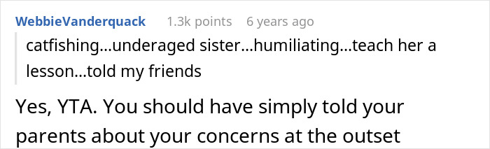 17YO Gets Catfished By Her Own Sibling Who Also Outs Her To Parents, Netizens Horrified 17YO Gets Catfished By Her Own Sibling Who Also Outs Her To Parents, Netizens Horrified