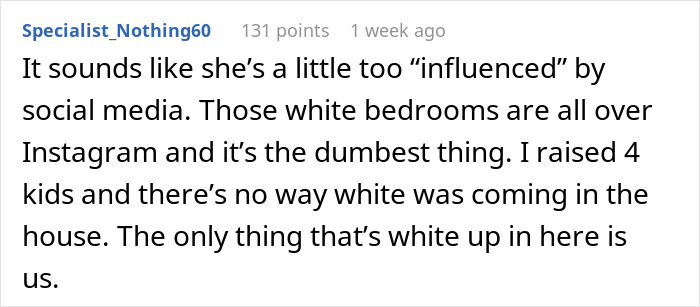 Comment about wife turned mean once got money discussing social media influence and bedroom decor preferences. Comment about wife turned mean once got money discussing social media influence and bedroom decor preferences.