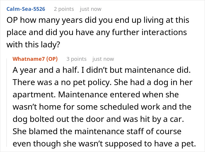 Screenshot of a Reddit conversation discussing a man towing an entitled neighbor’s car over parking issues. Screenshot of a Reddit conversation discussing a man towing an entitled neighbor’s car over parking issues.
