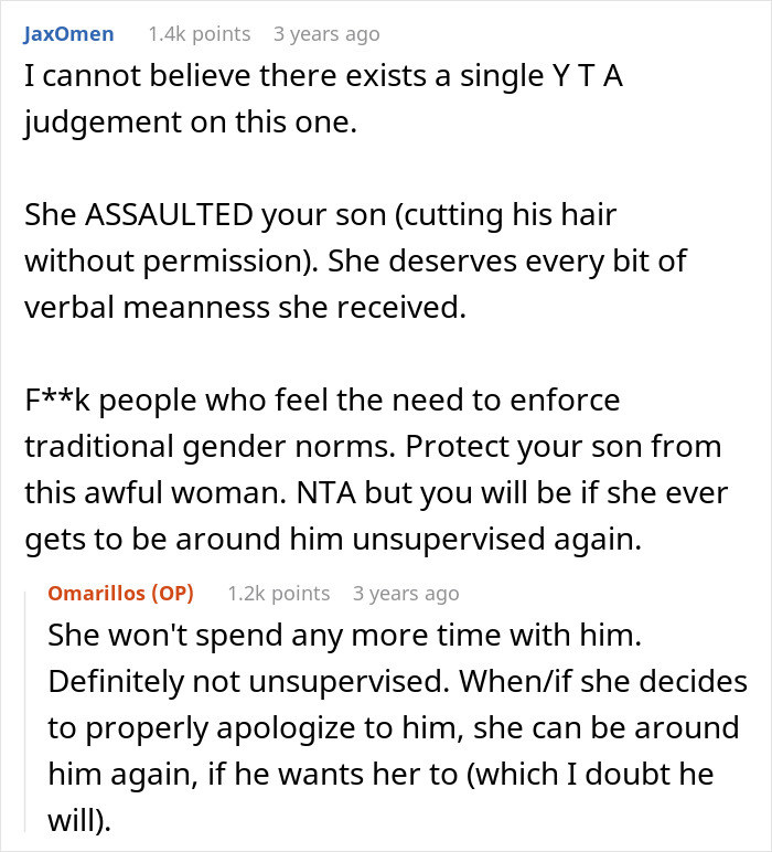 Reddit discussion on enforcing traditional gender roles and concerns about a sister being an awful mom after a miscarriage. Reddit discussion on enforcing traditional gender roles and concerns about a sister being an awful mom after a miscarriage.