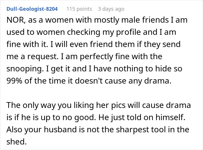 Screenshot of a social media comment discussing concerns about petty drama affecting relationships and trust issues. Screenshot of a social media comment discussing concerns about petty drama affecting relationships and trust issues.