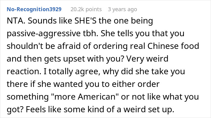 Text conversation about ordering fried pork intestine, discussing hesitation and reactions to authentic Chinese food choices. Text conversation about ordering fried pork intestine, discussing hesitation and reactions to authentic Chinese food choices.