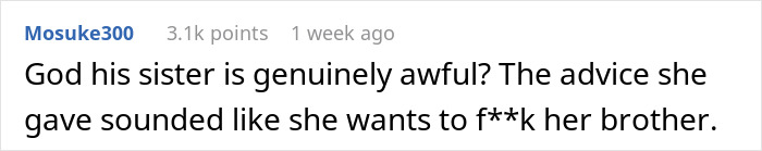 Screenshot of a social media comment about a husband asking his wife to change intimacy boundaries and divorce predictions. Screenshot of a social media comment about a husband asking his wife to change intimacy boundaries and divorce predictions.