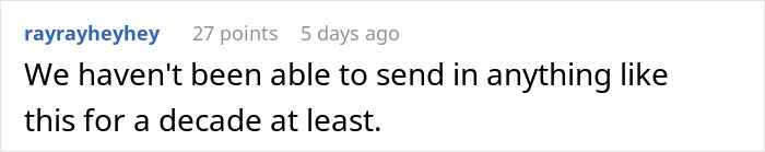 Comment on Reddit post expressing surprise that such content hasn't been shared for at least a decade. Comment on Reddit post expressing surprise that such content hasn't been shared for at least a decade.