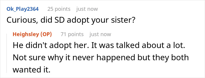 Bride refusing to let mom’s husband walk her down the aisle, facing backlash from bratty sister on social media.