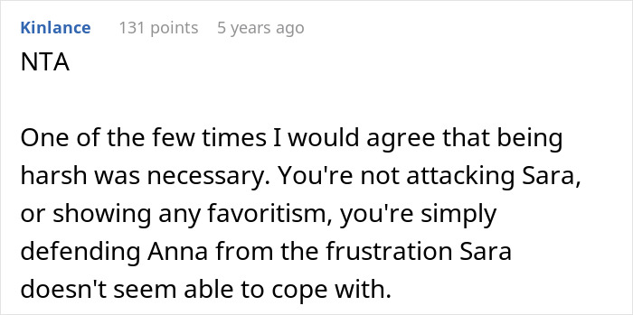 Comment discussing a single sister struggling to handle her sibling's engagement and related family frustrations. Comment discussing a single sister struggling to handle her sibling's engagement and related family frustrations.