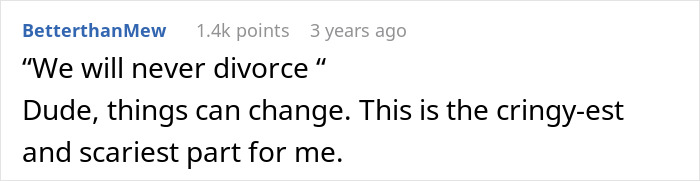 Comment expressing discomfort over man choosing wife with brains instead of heart, sparking internet unease. Comment expressing discomfort over man choosing wife with brains instead of heart, sparking internet unease.