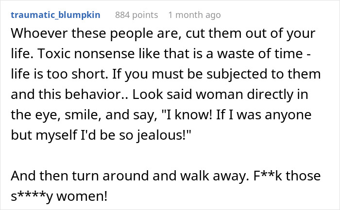 Comment advising a woman to ignore toxic friends who say her model boyfriend is out of her league and to stay confident. Comment advising a woman to ignore toxic friends who say her model boyfriend is out of her league and to stay confident.