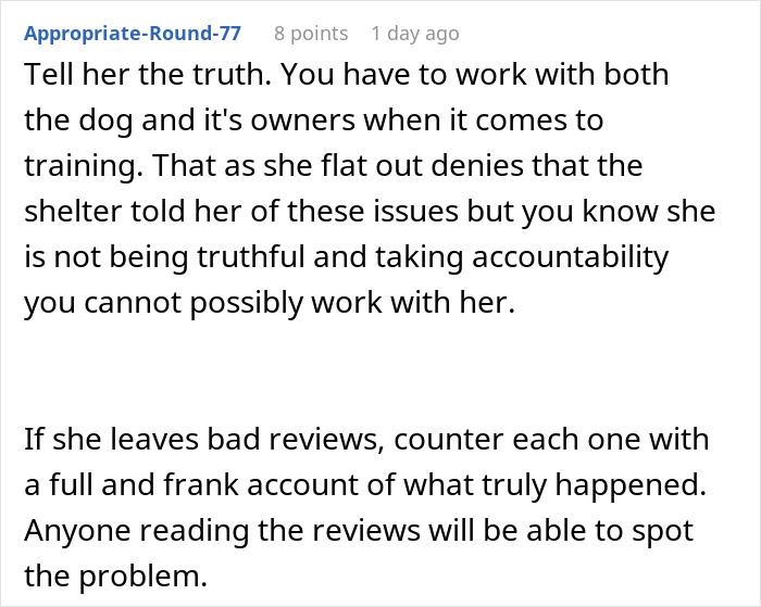 Woman adopts dog with behavior issues against animal shelter advice and quickly regrets decision, facing training challenges and accountability. Woman adopts dog with behavior issues against animal shelter advice and quickly regrets decision, facing training challenges and accountability.
