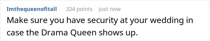 Bride refusing to let mom's hubby walk her down the aisle while sister argues creates family wedding drama.