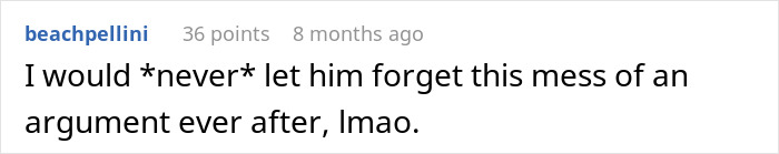 Comment discussing a messy argument about a guy convinced he took an art class with his girlfriend who has no memory. Comment discussing a messy argument about a guy convinced he took an art class with his girlfriend who has no memory.