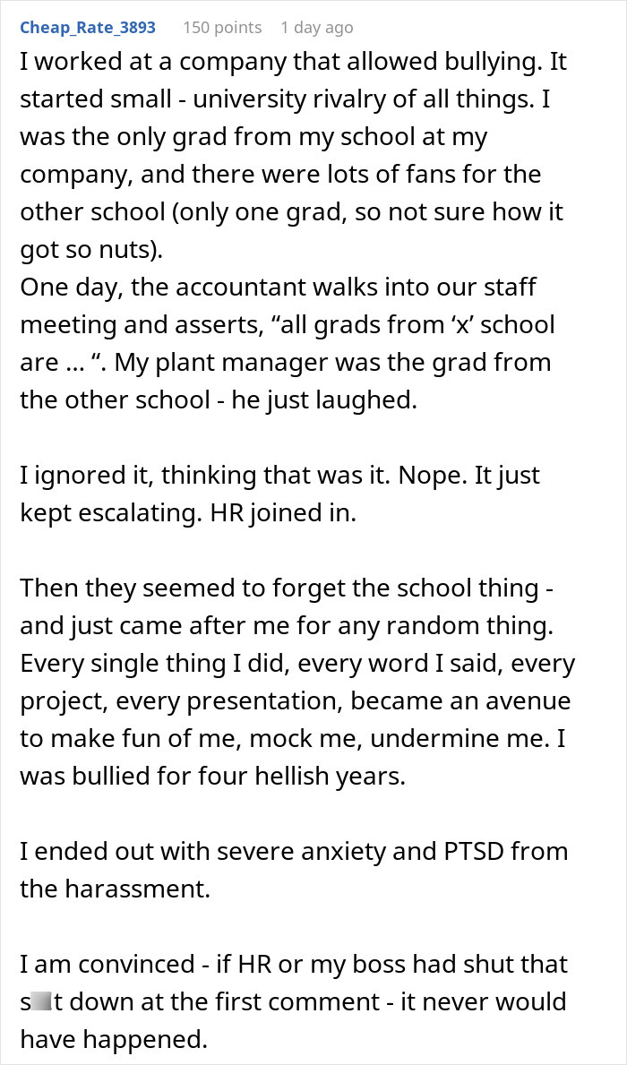 Employee fired on the spot by CFO after a shocking body-shaming comment in a workplace termination incident. Employee fired on the spot by CFO after a shocking body-shaming comment in a workplace termination incident.