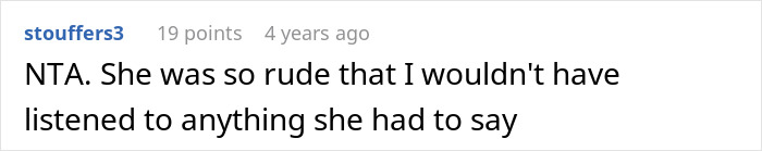 Screenshot of an online comment about a rude salon employee refusing to sell box dye to a customer’s brother. Screenshot of an online comment about a rude salon employee refusing to sell box dye to a customer’s brother.