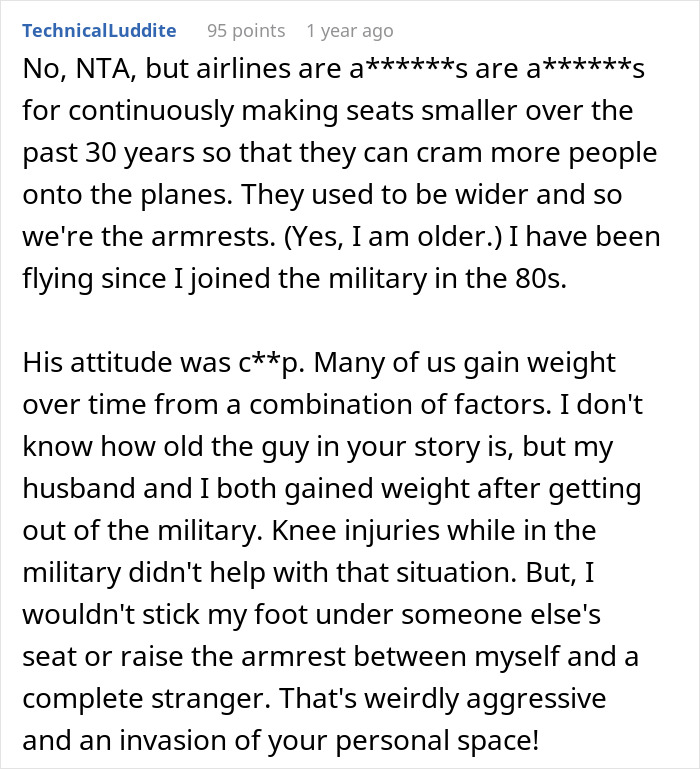 Person Called "Fatphobic" For Refusing To Let Obese Guy Invade Their Seat, Sparks Flight Drama Person Called "Fatphobic" For Refusing To Let Obese Guy Invade Their Seat, Sparks Flight Drama