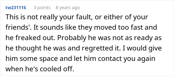 Comment on a woman setting up a widow and single mom for a date, with the guy cutting it short and hiding a reason. Comment on a woman setting up a widow and single mom for a date, with the guy cutting it short and hiding a reason.