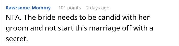 Comment discussing the bride’s reaction to the groom kissing his best friend at the bachelor party. Comment discussing the bride’s reaction to the groom kissing his best friend at the bachelor party.