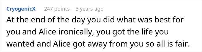 Screenshot of an online comment discussing a man robotically choosing a wife with brains instead of heart. Screenshot of an online comment discussing a man robotically choosing a wife with brains instead of heart.