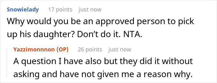 Screenshot of online comments discussing a cheating guy expecting ex to pick up affair child from school. Screenshot of online comments discussing a cheating guy expecting ex to pick up affair child from school.