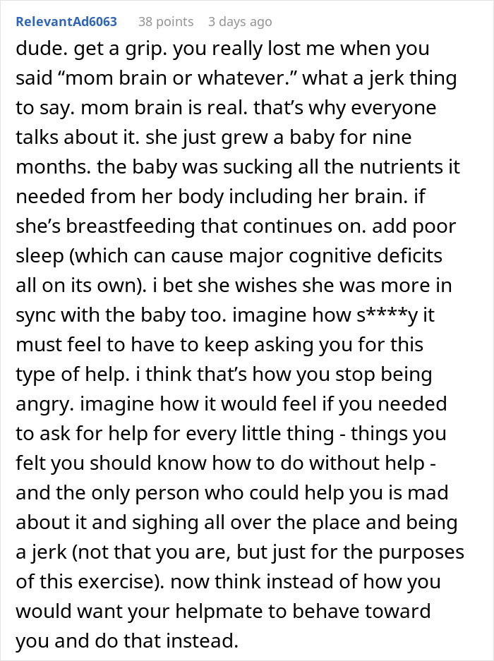 New mom struggling to care for her baby while husband judges and shows little support during challenging moments. New mom struggling to care for her baby while husband judges and shows little support during challenging moments.