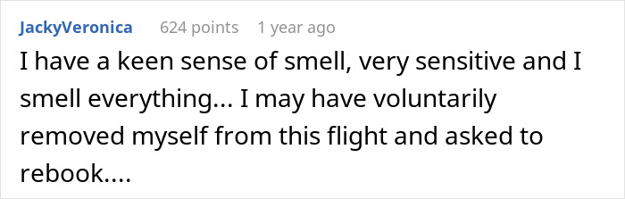 Screenshot of a passenger’s comment describing a nightmare flight experience involving a seatmate who soiled himself before takeoff. Screenshot of a passenger’s comment describing a nightmare flight experience involving a seatmate who soiled himself before takeoff.