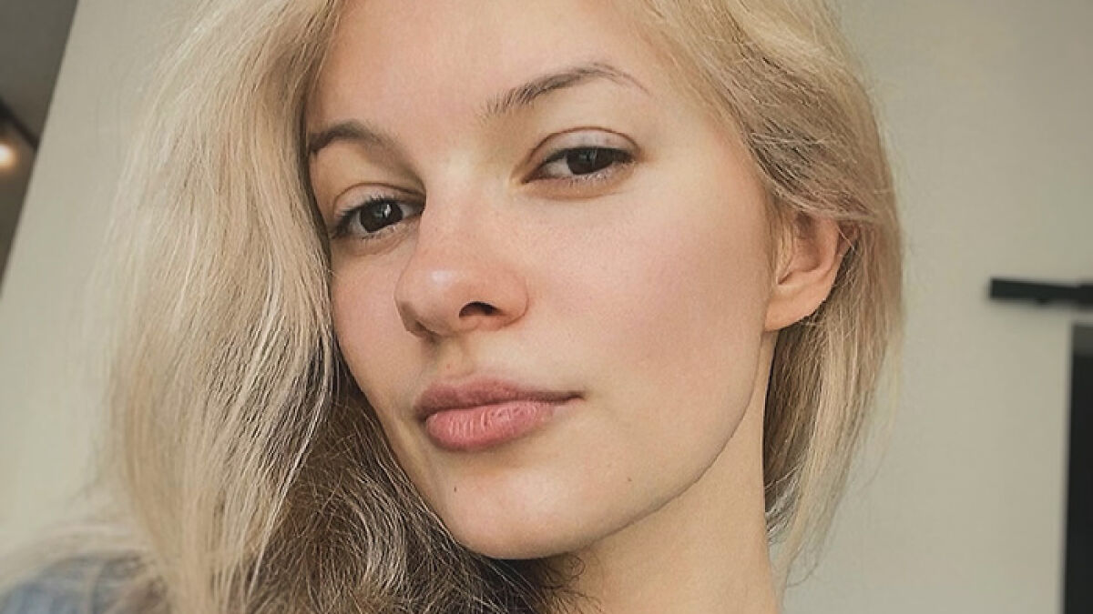 Close-up portrait of a woman with blonde hair related to Elon Musk and Andrew Tate donation for Iryna Zarutska murals.