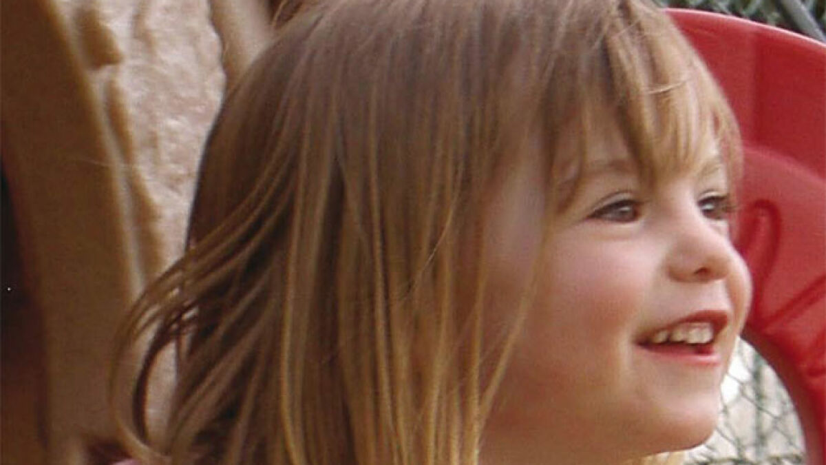 Young girl smiling outdoors, related to Madeleine McCann's prime suspect case and new evidence revealed by detective.