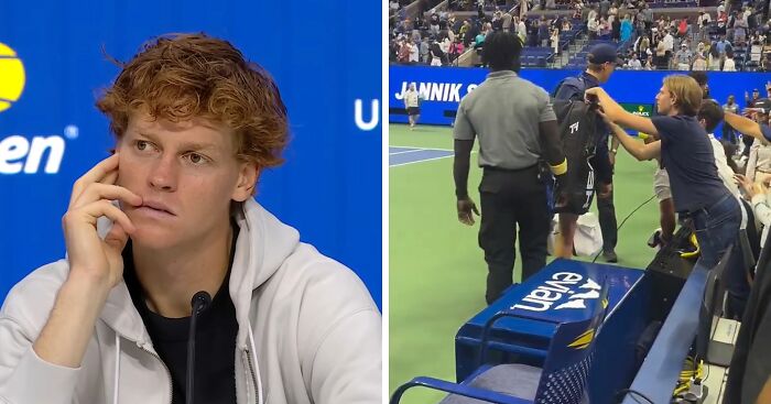 Tennis Fan Tries To Steal From Jannik Sinner’s Bag In Viral US Open Moment, Player Responds
